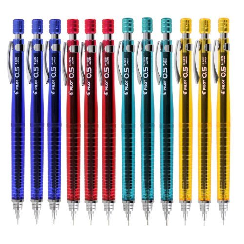Pilot H-325 Drafting Mechanical Pencil, 0.5 mm, Assorted Colors