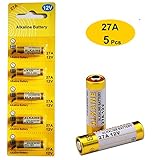 27A 12V Alkaline Battery (5-Pack)