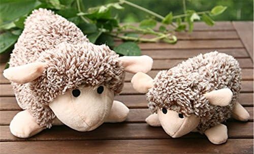 Fundodo Dog Puppy Plush Toys Pet Puppy Chew Squeaker Squeaky Plush Sound Sheep Monkey Cow Dumb Pet Talking Toys Dog Cat Toy