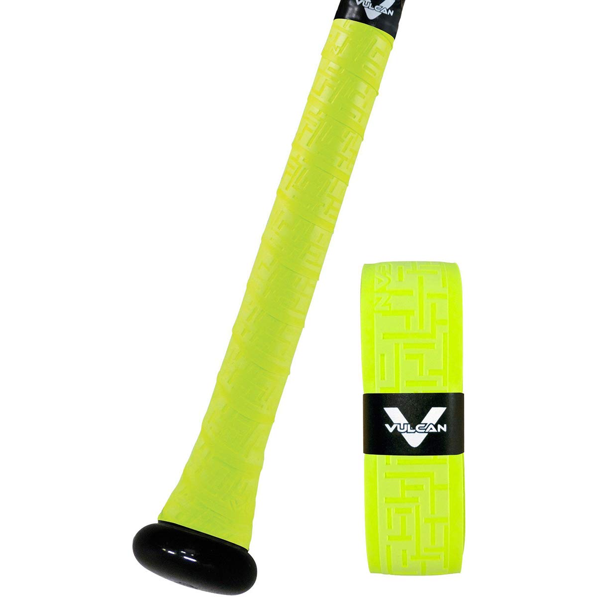Vulcan Bat Grip, 1.75mm Bat Grip, Optic Yellow