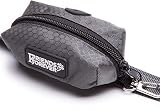 Friends Forever Dog Leash Attachment Zippered Pouch Waste Bag Dispenser with Strap for Treats Key Money ID