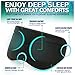 Kfine New 3D Sleep Mask for Sleeping Contoured Shape Ultra lightweight & Comfortable Eye Mask 2017