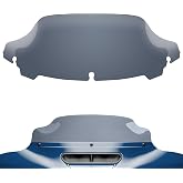 Benlari Windshield 7" Motorcycle Wave Windscreen 2014-2023 Fit for Harley Davidson Touring Street Glide Electra Glide Ultra Limited Tri Glide FLHT FLHX FLHTK FLHTC FLHTCU，Smoke