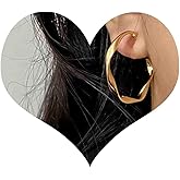 Iaceble Vintage Gold Hoop Earrings Twist Circle Open Hoop Earrings Boho Round Huggie Earring Open Circle Dangle Earring Jewelry for Women