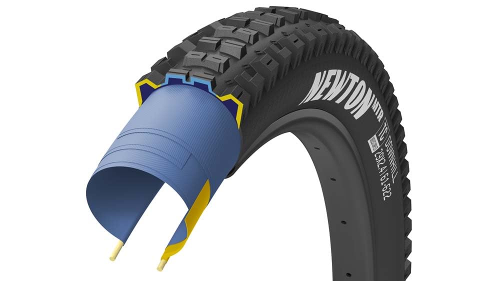 GOODYEAR 810432031745 Newton MTR Trail TLC Pneu de VTT Pliable, 5 x 2,60', Version : Noir, Dimensions : 66-584 Unisex-Adult, 27,5x2
