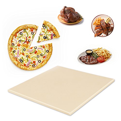 Pizza Stone, Culinary Expertise 12x12 Baking Stones Perfect for Oven Grill & BBQ - Thumbnail 7