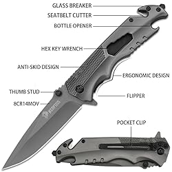 NedFoss FA48 Pocket Knife for Men with Bottle