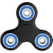Fidget Spinner Toy - GLE2016 Fidget Toys Hand Spinner Triple Arms with Ceramic Bearing (Blue)