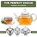 Senbowe 3 Pack Stainless Steel Tea Infuser Tea Strainer, Tea Infuser Threaded Connection 18/8 Stainless Steel with Extended Chain Hook to Brew Loose Leaf Tea& Herbal Teas- Great Gift for Tea Lovers