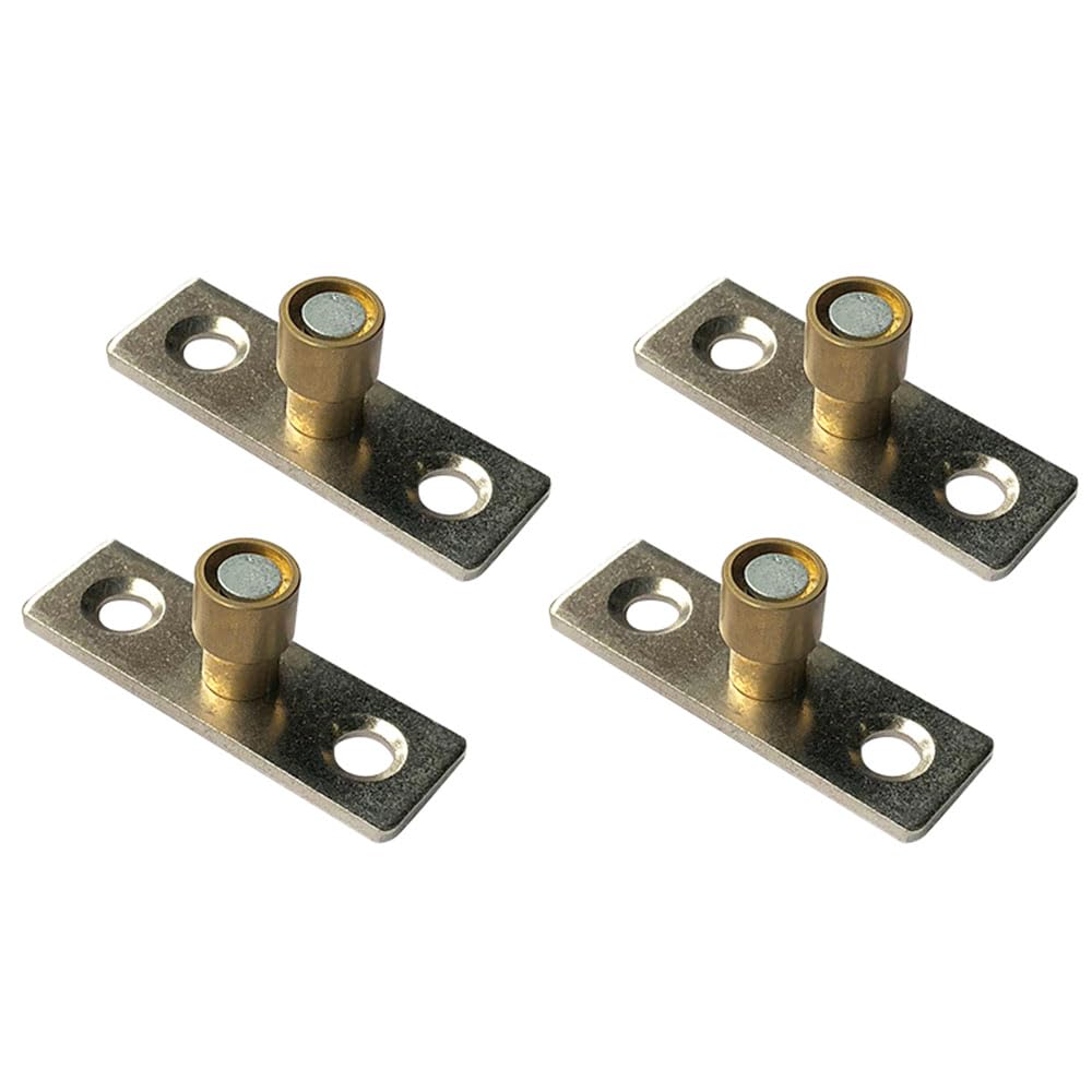 Sliding Barn Door Roller Guide, 4Pcs Metal Locator Stopper for Glass Sliding Doors Cabinets - 10mm Diameter
