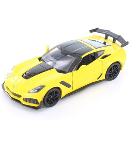 Amazon.com: 2019 Chevrolet Corvette ZR1 Yellow with Black Accents