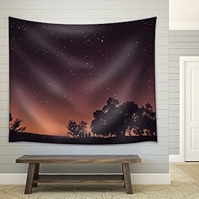 Beautiful Starry Sky - Fabric Wall Tapestry Home Decor - 51x60 inches