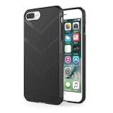 iPhone 7 Plus Case - MoKo Advanced Anti-Slip Scratch-resistant TPU Bumper Gel & Hard PC Back Cover Shock Absorbing Flexible Protective Slim Case for Apple iPhone 7 Plus 5.5 Inch (2016), BLACK