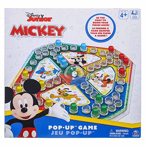 Disney Mickey Mouse Pop Up Board Game Counting Game Kids Ages 4 and Up