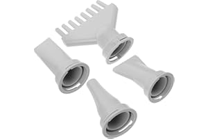BETOOKY Hair Dryer Nozzle Attachments 4Pcs Plastic Replacement Parts with Large Small Flat Nozzles for Dog