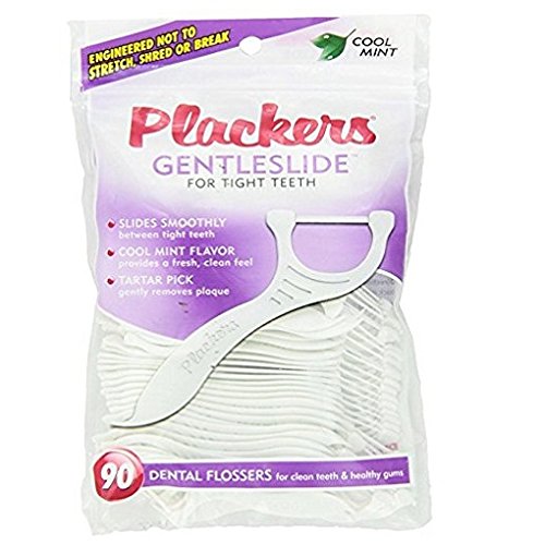 Plackers Gentleslide Flosser, 90-Count (PACK OF 3)