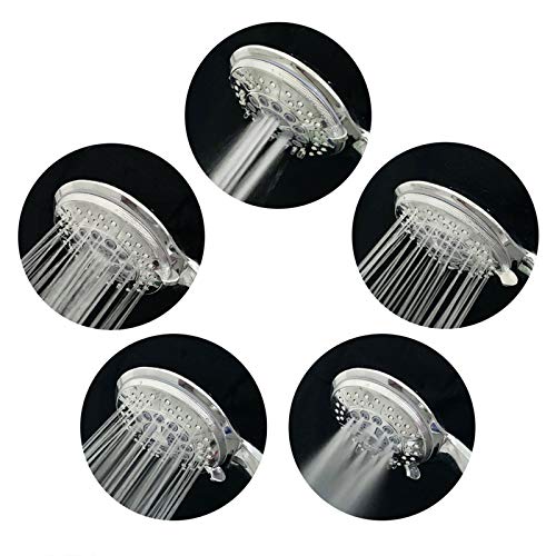 Chrider Handheld Shower Head with Hose High Pressure 5 Spray Settings
