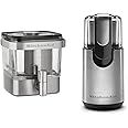 KitchenAid KCM4212SX Cold Brew Coffee Maker-Brushed Stainless Steel, 28 ounce & Blade Coffee Grinder - Onyx Black