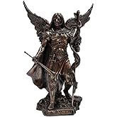 Studio Collection Archangel Saint Gabriel with Cross and Trumpet Statue Sculpture