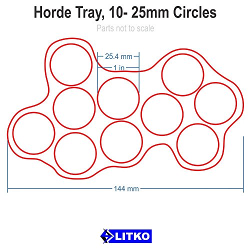 Horde Tray, 10-25mm Circles (1)