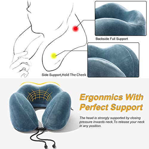 2 LEISIME+Travel+Pillow+Memory+Support