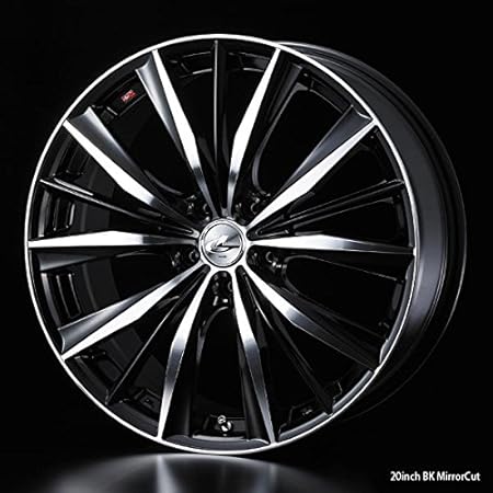 Amazon ウェッズ Weds アルミホイール レオニス Leonis Wx 15インチ 5 5j 50 4h 100 Bkmc ブラックミラーカット ホイール 車 バイク