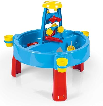 DOLU 3 in 1 Sand and Water Pit Drawing Table Outdoor Toy Blue