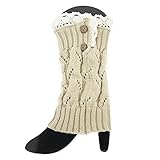 Anzermix Women's Soft Knit Leg Warmers Socks