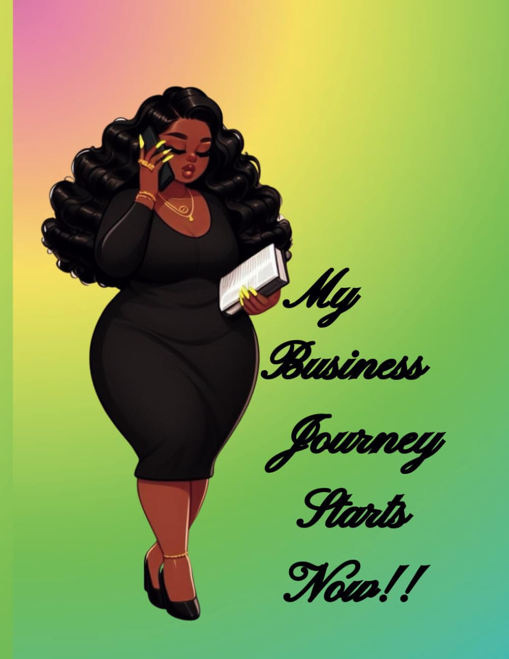 Start Up Business planner -My Business Journey Starts Now. Achieve your Small business Goals with this Step by step Support planner.