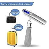 SUPERSUN Digital Luggage Scale for Suitcase with 110 lb Capacity and Tape Measure