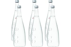 GENERIC Eviian Natural Mineral Water, 25.4 oz Glass Bottle - Pack of 6 (Total of 152.4 Fl Oz)