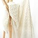 Battilo Home Knit Diamond Pattern Decorative Throw Blanket 50