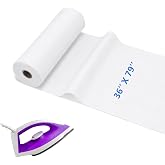 BrightRow 1-Sided Fusible Foam Stabilizer Interfacing,36 x 79'',White | Fusible Foam for Machine Embroidery Hand Sewing Quilting Piecing Crafting, Tabilizer Foam Stabilizer Soft and Reliable