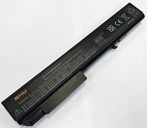 New GHU Laptop Battery for HP EliteBook 8530p 8530w 8540p 8540w 8730w 8740w 8530 8730 493976-001 HSTNN-LB60 HSTNN-OB60 HSTNN-XB60 AV08 AV08XL KU533AA 501114-001 458274-341 8 Cells 5200mAh 75wh