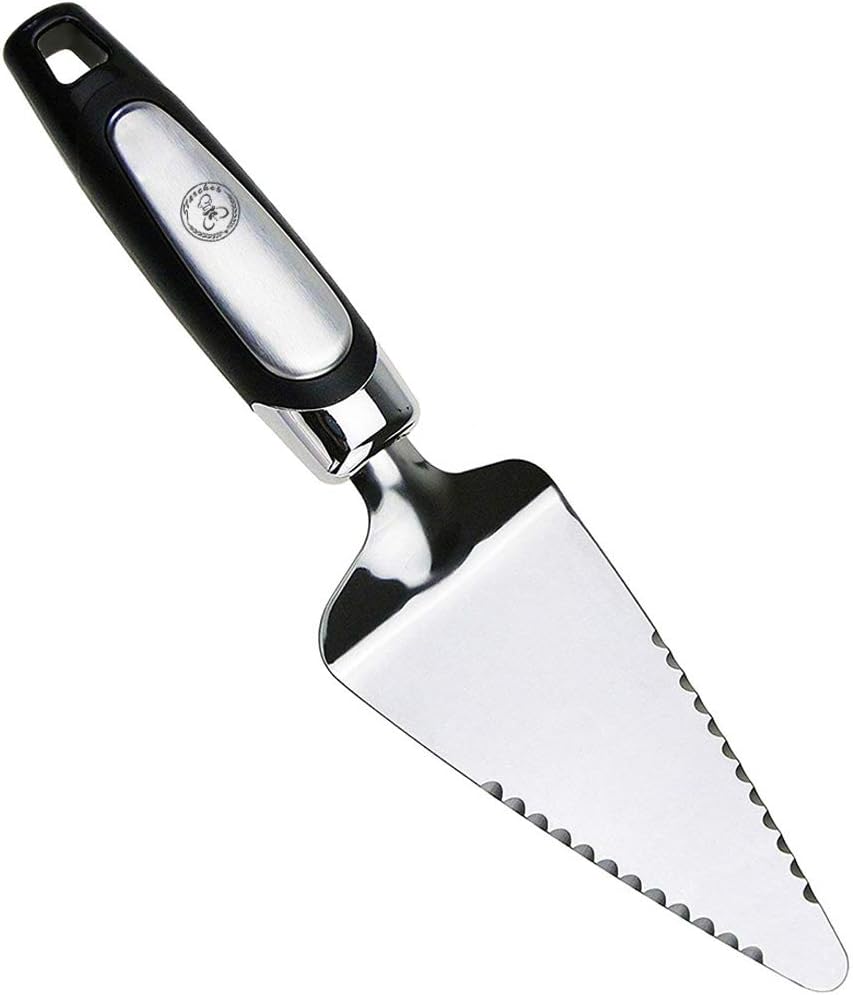 Starchef Cake Pizza Pie Server, Cutter,Slicer Divider,Cutting Spatula,Turner,Double-Blades Design,Soft Grip,Stainless Steel
