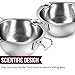 Super Double Boiler Pots Insert Pan,18/8 Stainless Steel, 2 Cups Capacity, 2 Pour Spouts,Chocolate Melting Pots