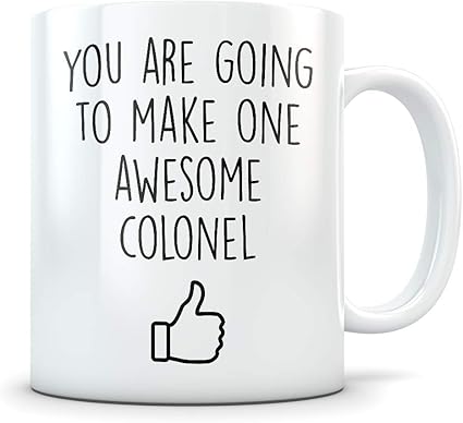 Amazon Co Jp Colonel プロモーションギフト 男女兼用 軍隊ランクス プロモーション付き おめでとう 卒業式 コーヒーマグ 軍隊 米国海軍 海兵隊 空軍に おめでとうカップ ホーム キッチン