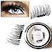 Ultra-thin Magnetic Eye Lashes 3D Reusable False Magnet Eyelashes (0.2MM, A)