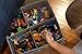 Brick Nation Stackable Storage Container - Lego Compatible Storage and Organizer Containers with Organization Dividers for Stackable Bricks, Blocks, Art Supplies & Other Small Toys