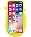 TopFunny Case for iPhone X Silicone Case 3D Cute Cartoon Liquid Pineapple Soft Silicone Rubber Bumper Gel Shockproof Cover with Strap for Apple iPhone X 5.8