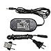 HQRP AC Adapter for Panasonic HC-V770 HC-V777 HC-V770M HC-V760 HC-WX970 HC-WX979 HC-WX970M HC-VX870 HC-VX878 HC-VX870M Camcorder Power Supply Cord AC Adaptor Charger + Euro Plug Adapter