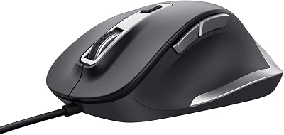 Fyda Souris Filaire, 600-5000 DPI, Noir