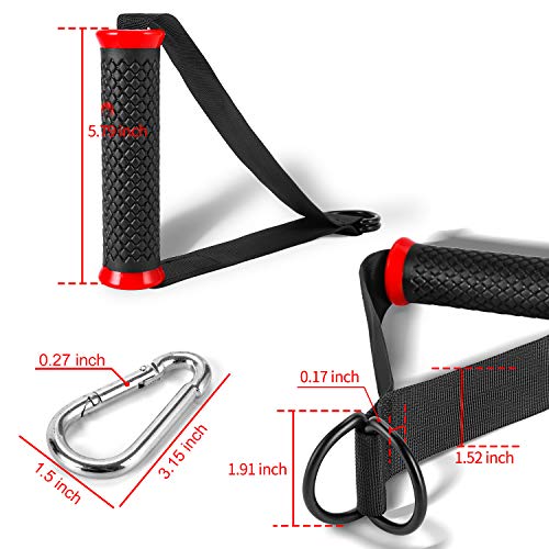 Premium Cable Handles Gym Equipment, Heavy Duty Resistance Bands