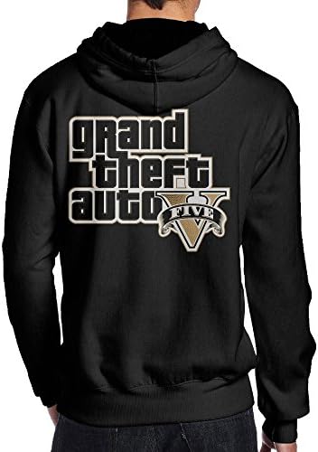 SAMMOI Grand Theft Auto V 3 Men's Fleece Sweatshirt M Black