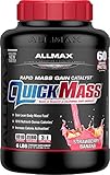ALLMAX QUICKMASS LOADED, Rapid Mass Gain Catalyst Powder, Zero Trans Fat, Strawberry Banana Flavor, Dietary Supplement, 6 Pound