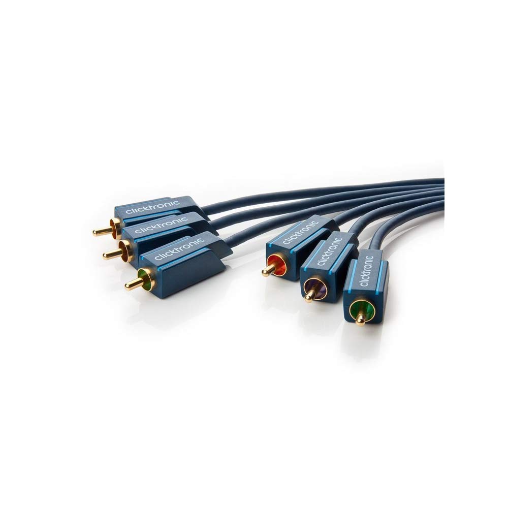 Clicktronic 70427 Casual YUV Component Cable, 10m Length