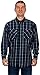 Men's Bold Plaid Long Sleeve Button Down Shirt