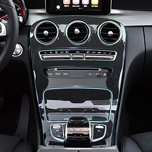 Zhengdang ベンツc0クーペ16 17 Amg 車のインテリア見えない保護フィルムセンターコントロール ギアシフトパネルステッカー