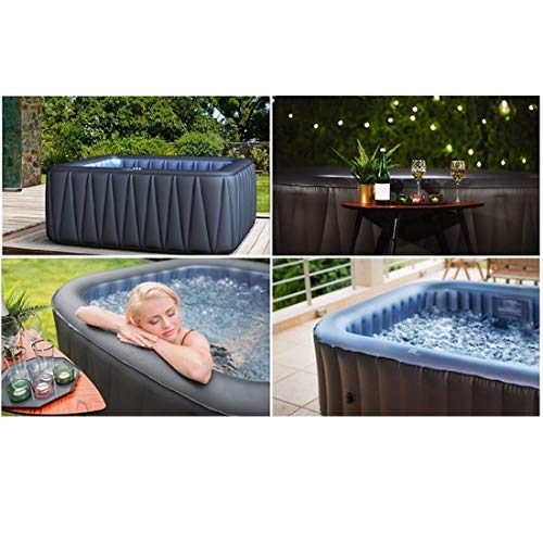 Bagno Italia Mini-Pool für Whirlpool, 185 cm, 5 6 Sitzplätze, mit 132 Düsen, für Spa, Entspannung, Garten – Bild 5