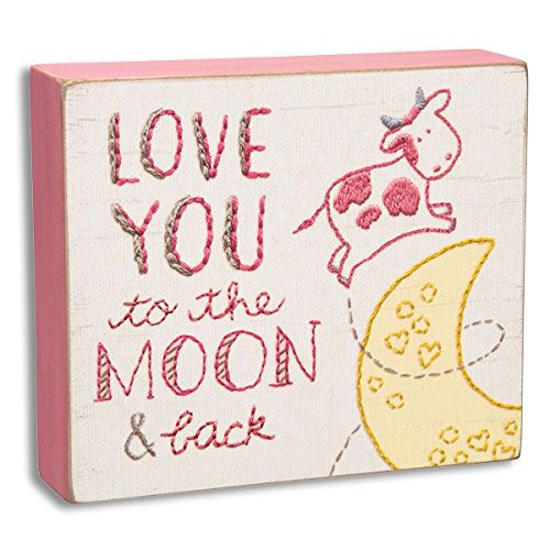 Amazon Com Love You To The Moon And Back Box Sign Nursery